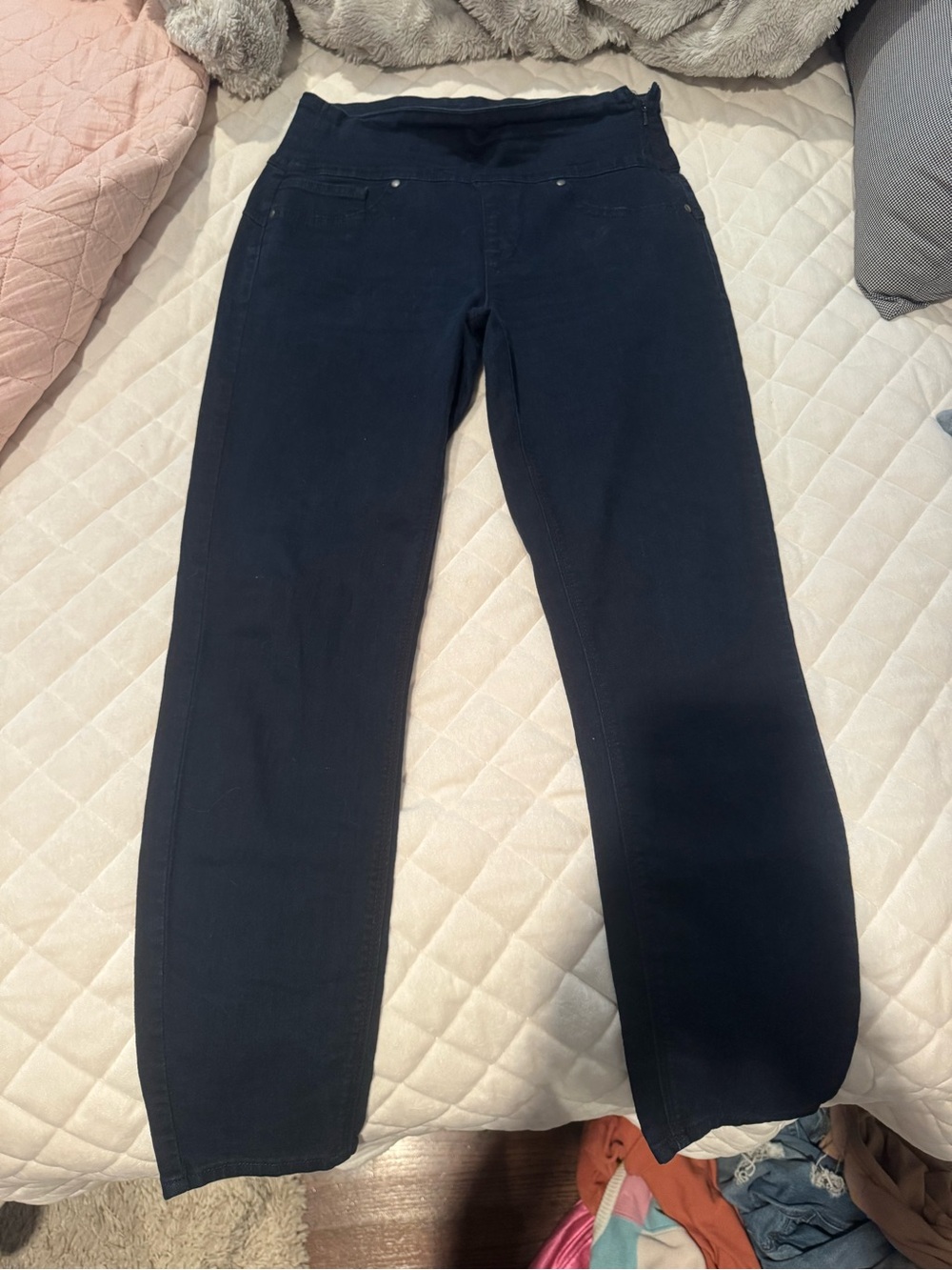 SPANX Navy High-Waist Jeggings